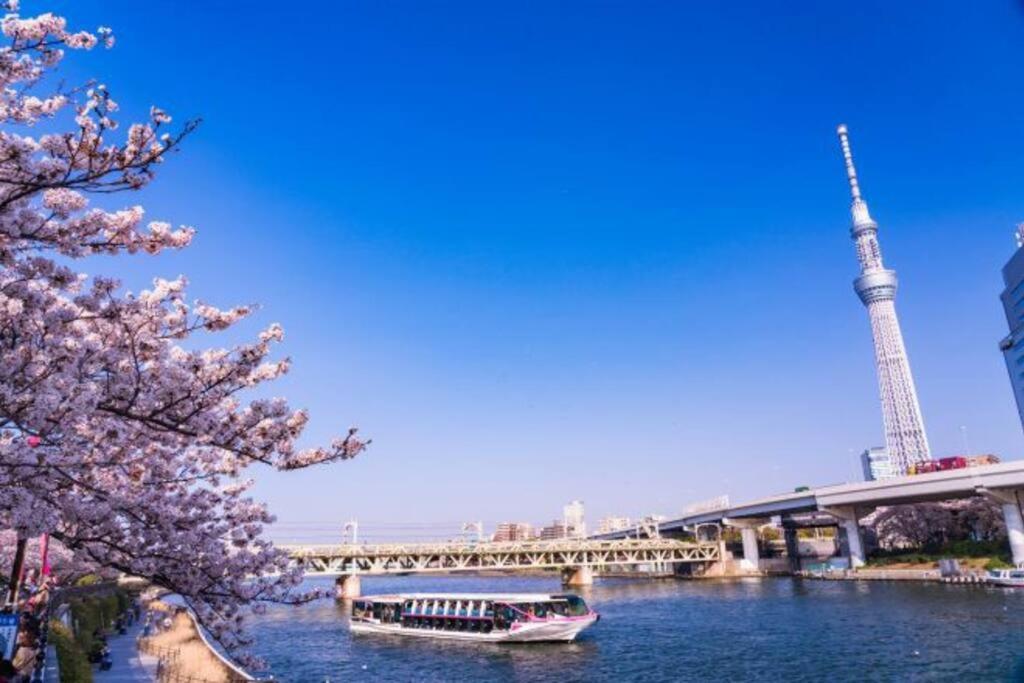 *301 Oshiage Sta 3Mins Walk! Wi-Fi Elevator Lejlighed Tokyo Eksteriør billede