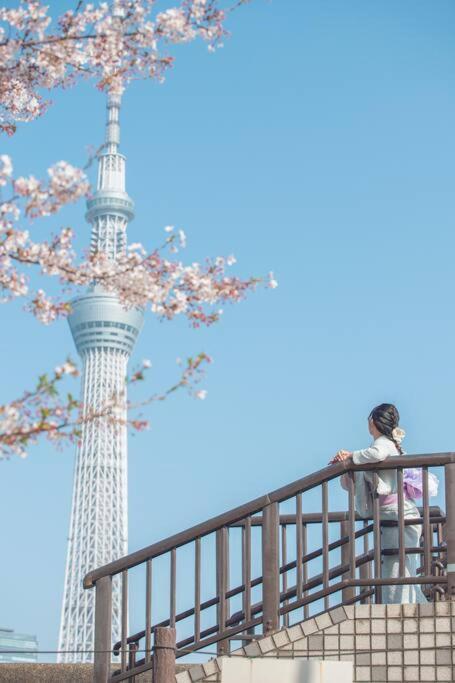 *301 Oshiage Sta 3Mins Walk! Wi-Fi Elevator Lejlighed Tokyo Eksteriør billede